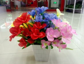 劍蘭仿真花套裝 田園風(fēng)裝飾與盆景種植的完美結(jié)合